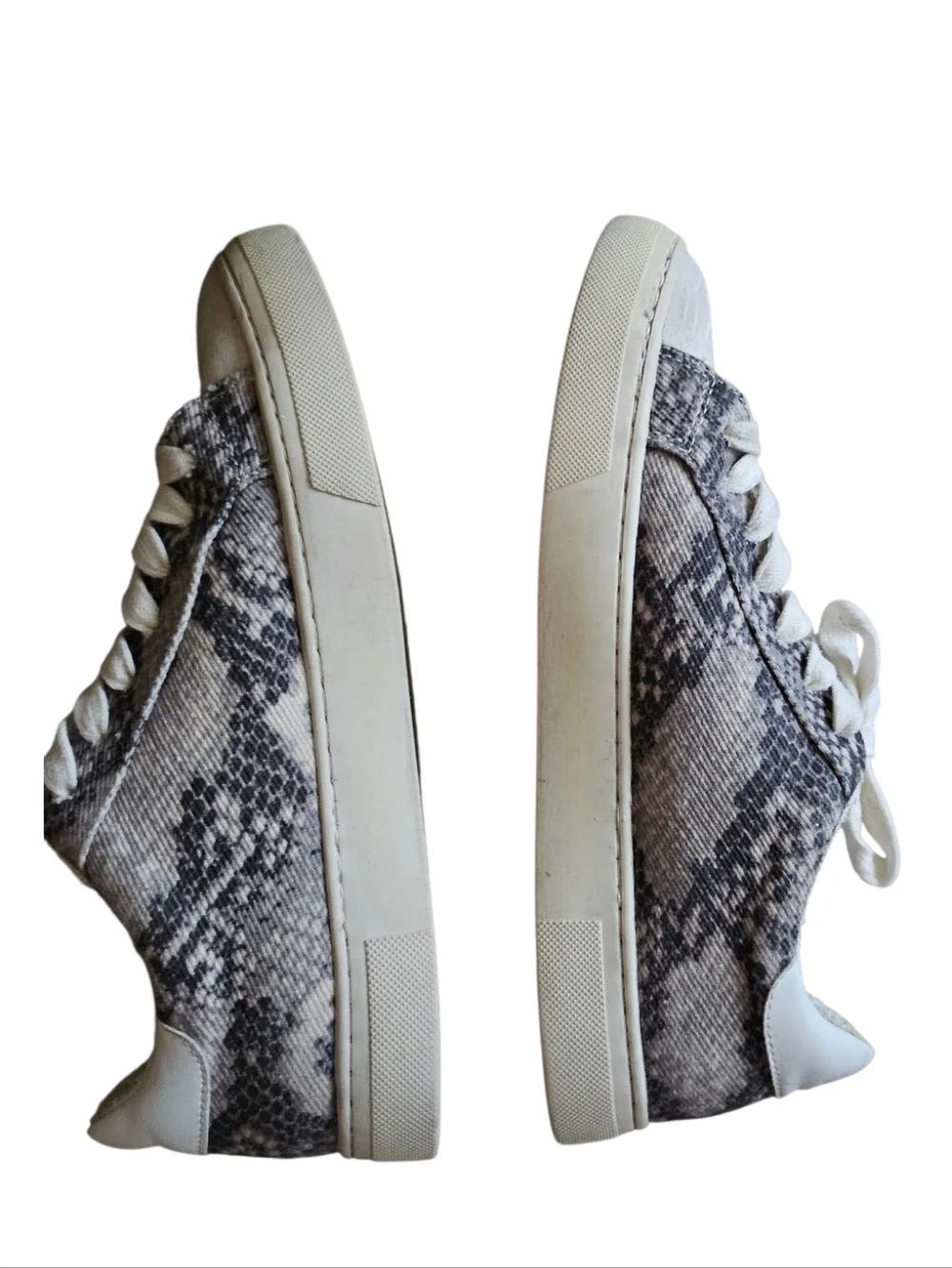 Steve Madden Reeves Python Snake Neon Star Sneakers - Picture 8 of 11